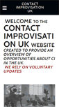 Mobile Screenshot of contactimprovisation.co.uk